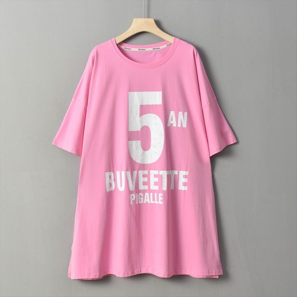 

women's loose shir wesern syle lazy wind all-mach round collar coon prining and dyeing 5 medium and long base shir short sleeve t, White