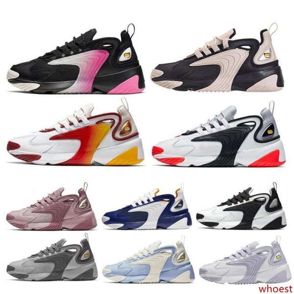

zoom 2k tekno men women running shoes 2000 shoes triple black white designer mens trainers sports shoes sneakers size 36-45