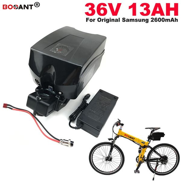 Batteria per bicicletta elettrica di trasporto libero 36V 13Ah per Bafang BBSHD 800W motore per batteria originale Samsung 18650 E-bike 36V