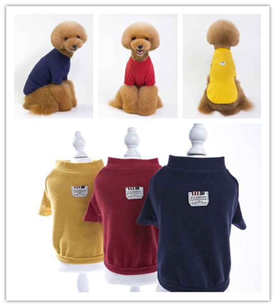 

pet dog classic knitwear sweater fleece coat soft thickening pup dogs shirt