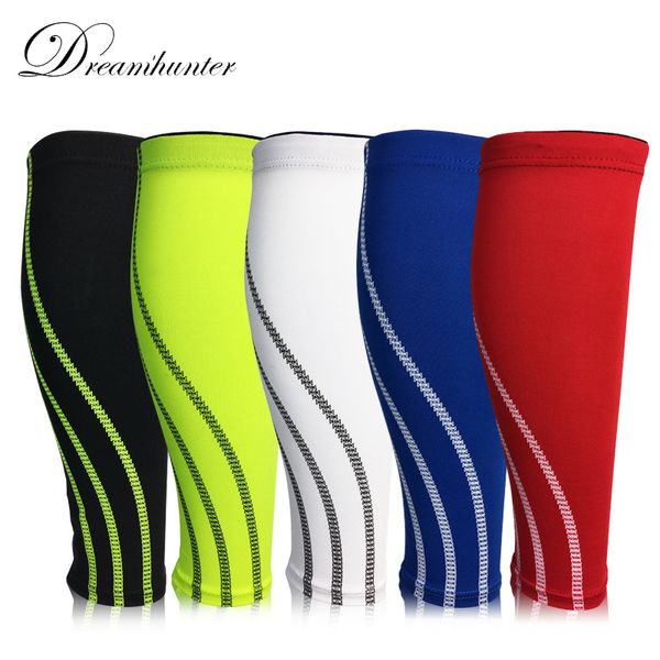 

1 pc basketball calf protect legwarmers leggings outdoor sports gauges leggings soccer running legs sleeves support brace, Black