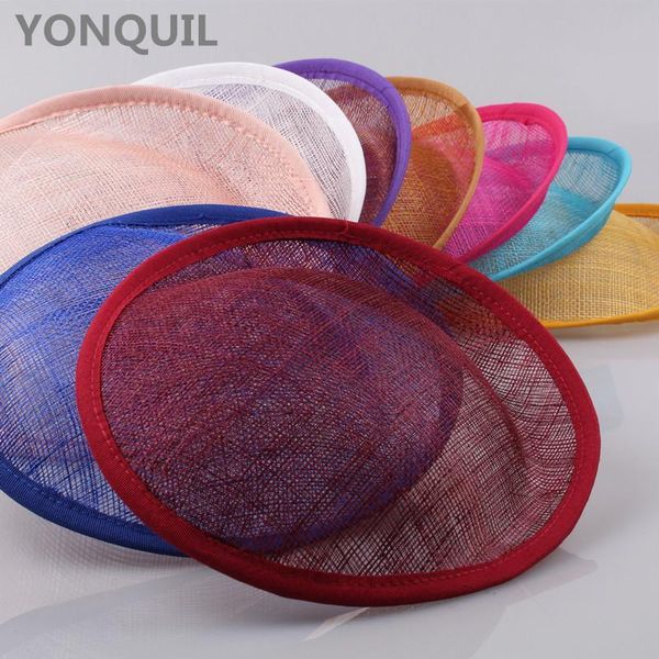 

17 colors derby wedding 20 cm sinamay fascinators base party hats fascinators diy hair accessories cocktail headpieces 5pcs lot