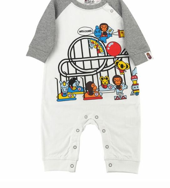 

Детская Одежда Новорожденных Комбинезоны С Длинным Рукавом Младенцы Мультфильм