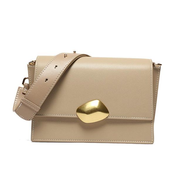 

new original real genuine leather messenger handbags women classic shoulder bags black bag, Black;red