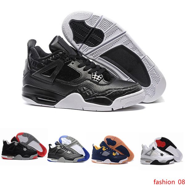

sports 4 basketball trainers brand game men sport shoes new style red pink black color famous female shoes size 41-47