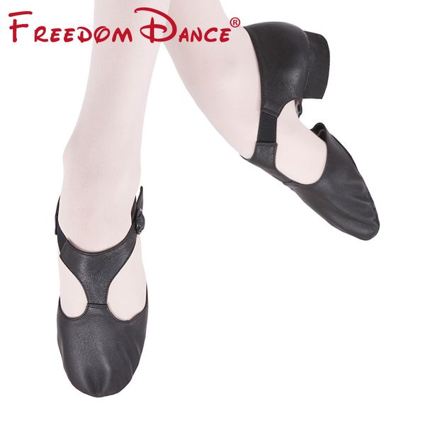 

professional elasta dance sandals genuine leather jazz dance shoes for women girls soft gym twist shoes ballet slippers