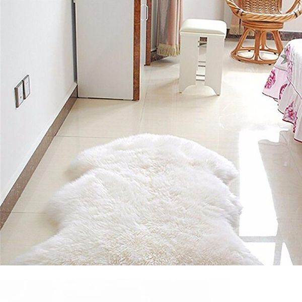 

sheepskin rug mat carpet pad anti-slip chair sofa cover for bedroom home decor rugs for bedroom faux fur rug 42