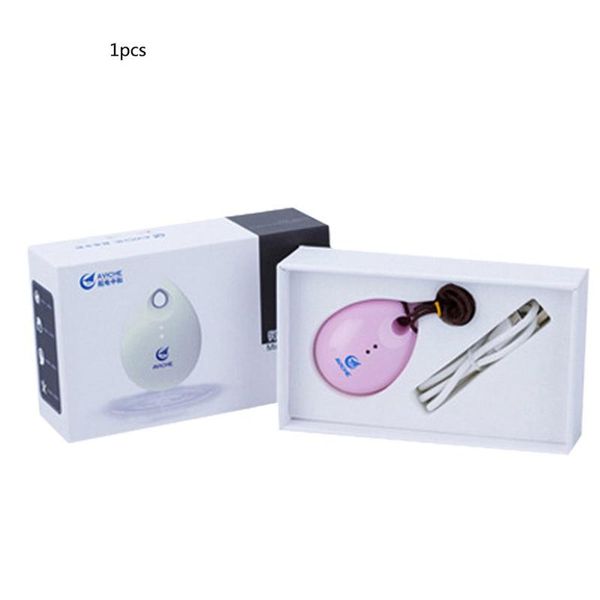 

personal wearable air purifier necklace plastic mini portable air freshener ionizer negative ion generator 1 set
