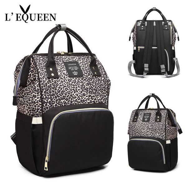 

lequeen fashion mummy maternity diaper bag large nursing bag travel backpack stroller baby baby care nappy backpack
