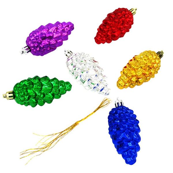 

2019 new fashion christmas hanging ornament pinecone shape hanging decoration pine cones xmas tree ornament new year decoration