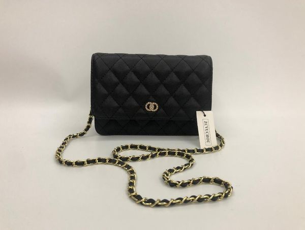 

2019 pherical women leather chain oho bag di co houlder bag pur e 19cm