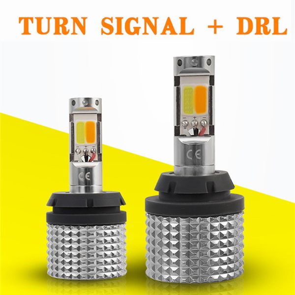 

2 x led cob turn signal light daytime running light 1156 bau15s py21w 3156 3157 t20 7440 7443 wy21w car turn led cob drl