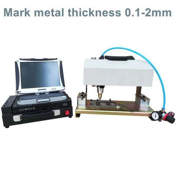 

high hardness cnc pneumatic metal nameplate marking machines wholesale deskdot peen engraving machine 180*90mm