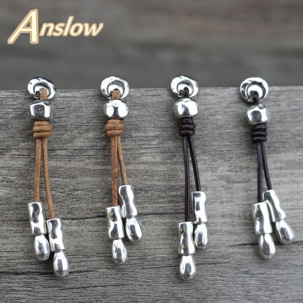 

anslow brand fashion jewelry cute vintage silver handmade diy women accessories women earrings christmas gift low0103ae