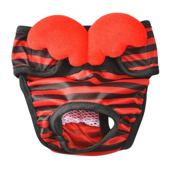 

мульти-размер pet собака полоса физиологические брюки пеленки санитарные моющиеся женские шорты собаки трусики менструация нижнее белье пост