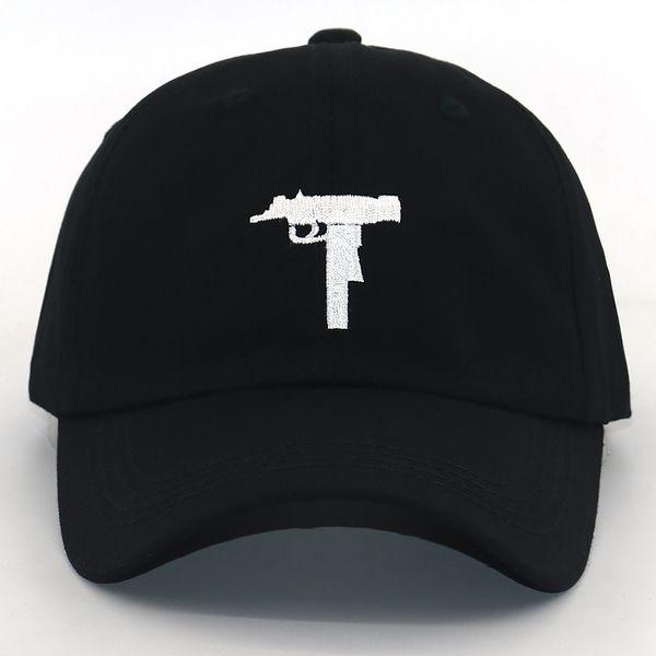 Berretto da baseball US Fashion Uzi Gun per donna uomo cotone regolabile Hip hop Snapback Cap morbido cappello da papà casquette de marque