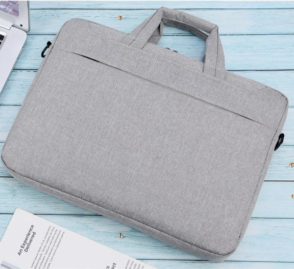 

notebook men's bag computer documents handbags solid briefcase women's bag waterproof seismic shoulder zipper crossbody bags