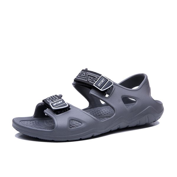 

summer fashion beach man sandals shoes breathable outdoor comfortable casual shoes men roman style big size 40-45, Black