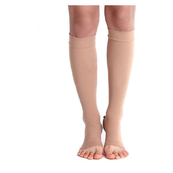 

lycra compression stocking stovepipe stocking 20-30mmhg, Black;white