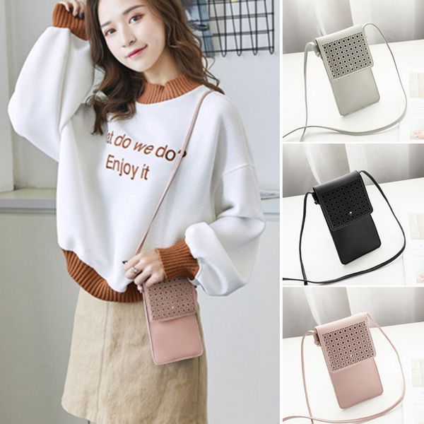 

горячие женщины плеча crossbody сумка выдалбливают дизайн мода для мобильного телефона smartphone