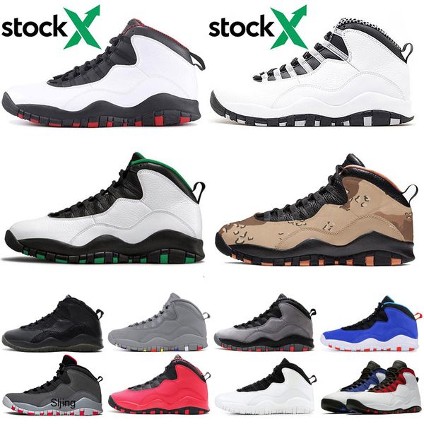 

new seattle 10 10s basketball shoes for men desert camo i'm back cement cool grey mens fashion athletic sneakers sports shoes 7-13