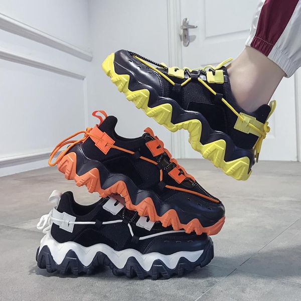 

new antiskid running shoes in the summer of 2020 thick soled heightening sneakers for men's fashion trend casual men's shoes