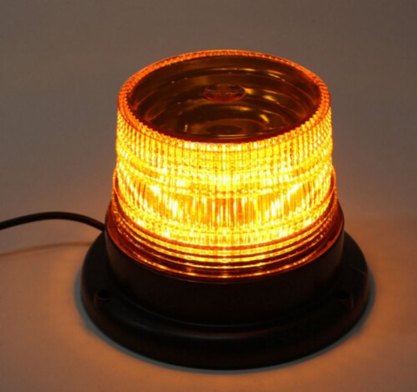 

12v 10w led car truck magnetic warning light flash beacon strobe emergency lamp blue yellow red