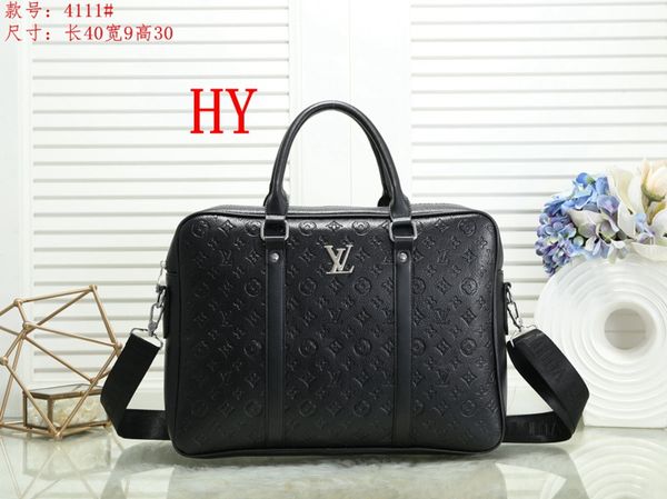 

new brands men women shoulder bags briefcase men designers handbag black business lapbag messenger bags aa01