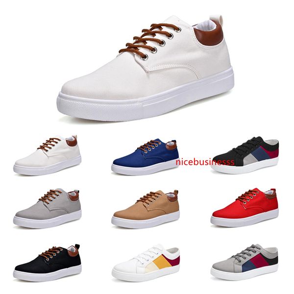 

скидка мужская обувь no-brand canvas spotrs вскользь тапки белый черный красный серый хаки голубой мода новый стиль обувь размер 39-46