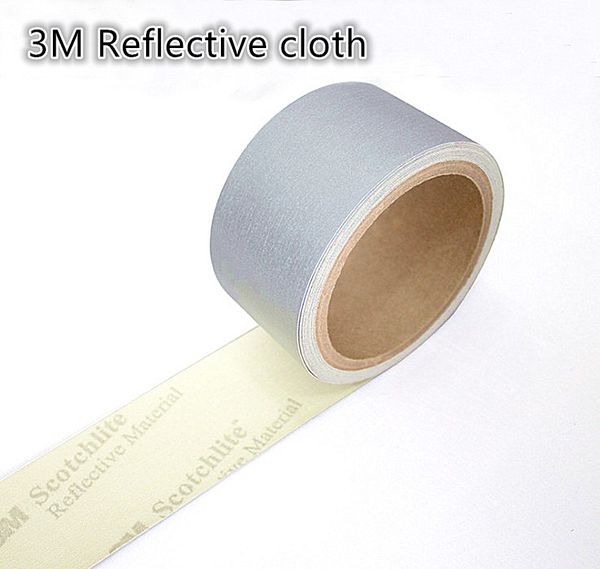 

5cm*10m 3m reflective cloth 8910silver gray flame retardant cloth reflective strip material work clothes fire service