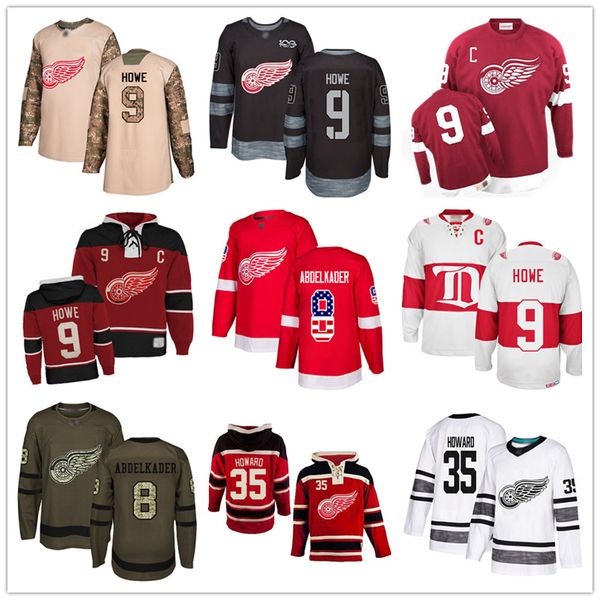 detroit red wings jersey 9