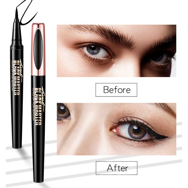 

women black eyeliner eye pen fashion waterproof eye enhancing comestics hjl2018