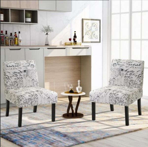 

upholstered armchair accent living room chair, beige script softly cushioned seat and back for ideal relaxation and comfort