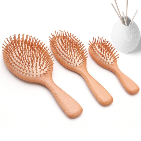 Manufacturers Of Fine Hair Comb Spa Head Massage Comb Bamboo Hair