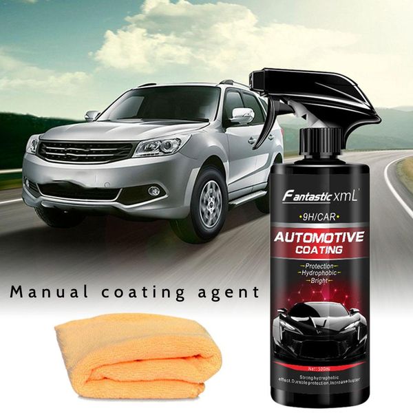 

car ceramic spray coating polish spray sealant coat quick nano-coating 500ml quick coat ceramic waterless wash shine protect