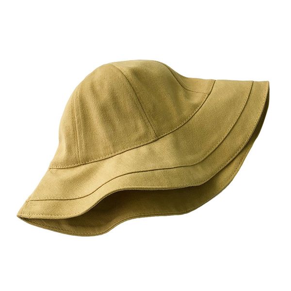 

100% cotton fashion panama fisherman hat uv protection outdoor women's summer sunshade hat folding sunscreen wide-brimmed, Blue;gray