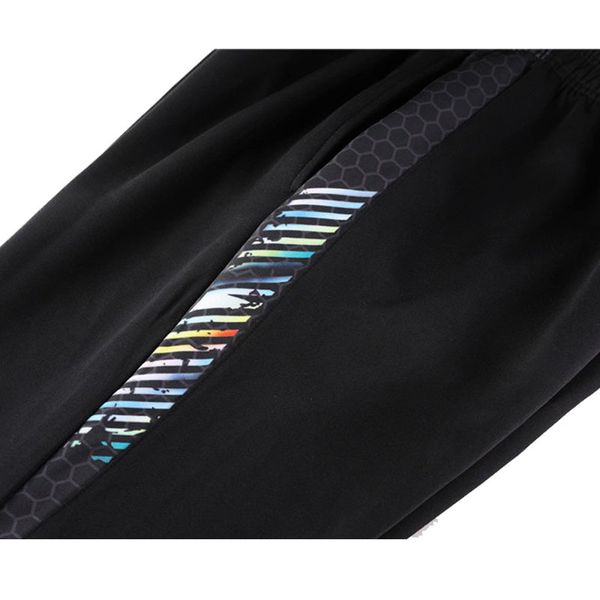 

19 factory new health cloth men and women spray printing shuttlecock trousers straight-cut casual pants sports pants autumn and, Black;blue
