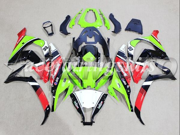 

новый мотоцикл abs полный обтекатели комплект приспособленное для kawasaki ninja zx10r zx10r 2011 2012 2013 2014 2015 10r 11 12 13 14 15 зел