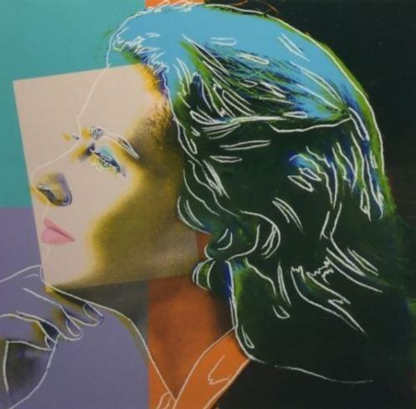 

andy warhol "ingrid herself" handpainted &hd print famous portrait art oil painting,wall art home decor on canvas p204