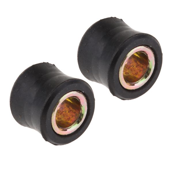 

2x motorcycle suspension shock absorber rubber bushing mounting 10mm