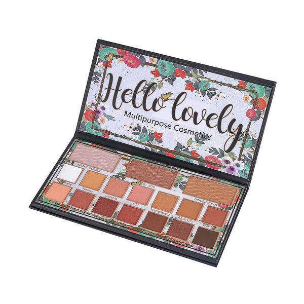 

pro cosmetic matte eye shadow 12 colors make up set blush shading powder pallete eyeshadow palette