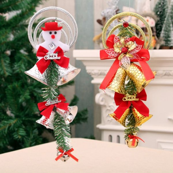 

christmas bells string doorbells wind chimes christmas tree pendant decorations