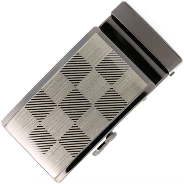 

zinc alloy automatic ly55-7777 zinc alloy men's buckle automatic buckle men's belt belt ly55-7777, Slivery;black