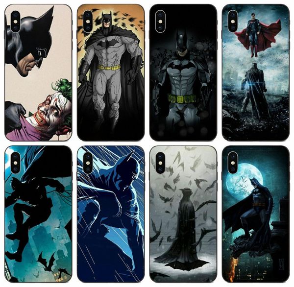 

tongtrade] super heroes batman bat man superman case for iphone x xs 11 pro max 8 7 6s 6p 5s 5p samsung j1 honor 8a 20s htc u11 1pcs case