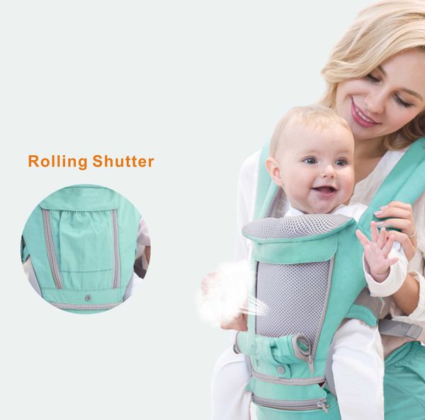 

aiebao breathable ergonomic backpack portable infant kangaroo hipseat heaps baby sling carrier wrap y190522