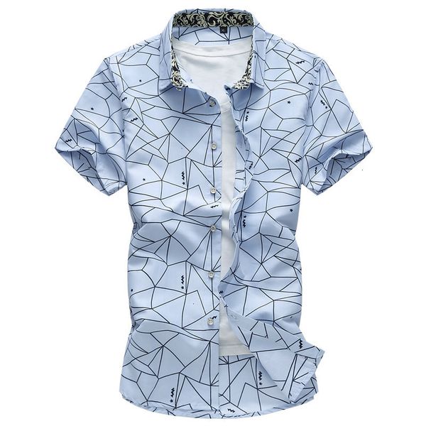 

2019 summer fashion new men casual short mouwen business shirt /men slim plaid big shirt, White;black