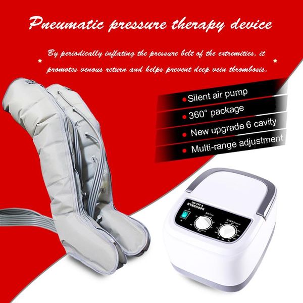 

upgraded six-chamber air compression leg massager arm relax waist foot massager to promote blood circulation weight loss device