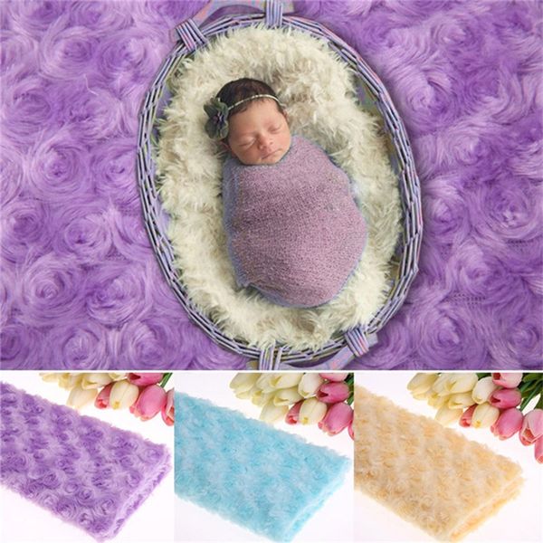 

новорожденный мальчик девочка роза одеяло фотография реквизит wrap позирует пеленание обложка постельное белье wrap фото фон ткань