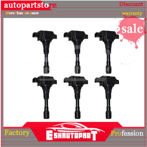 

6pcs ignition coil pack 22448-jf00b 22448jf00b for v6-3.8l 2009-2014