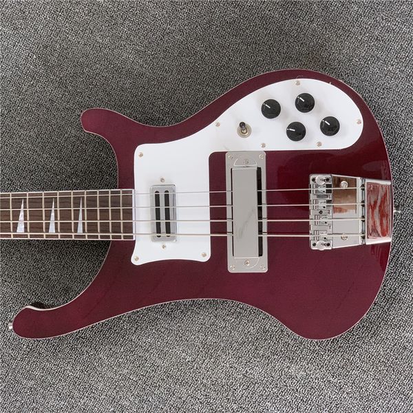 

grote, bass guitar ricken 4003 purple 4 string electric bass guitar, real p
